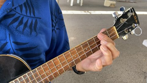 Star Dust - Uncle Larry Debebar on Ukulele