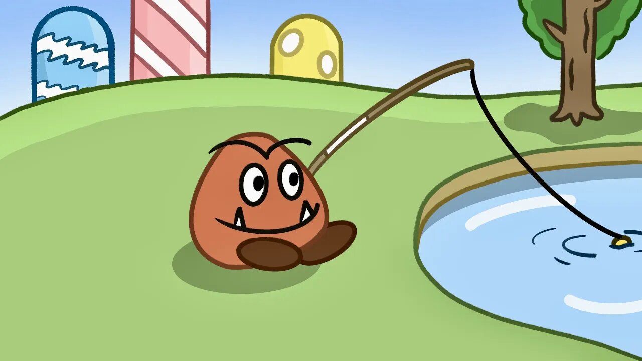 Goomba Fishin': Super Mario Animation