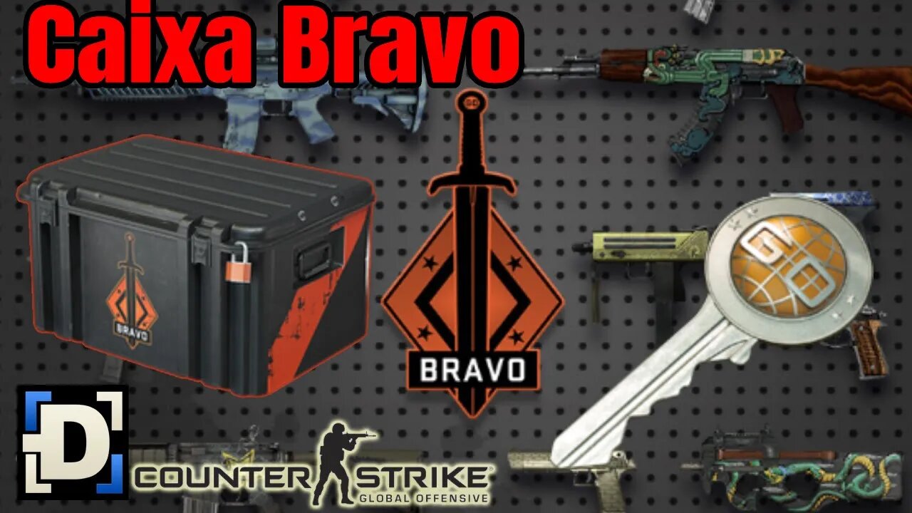 Caixa Bravo - A caixa mais valiosa e cara do CSGO