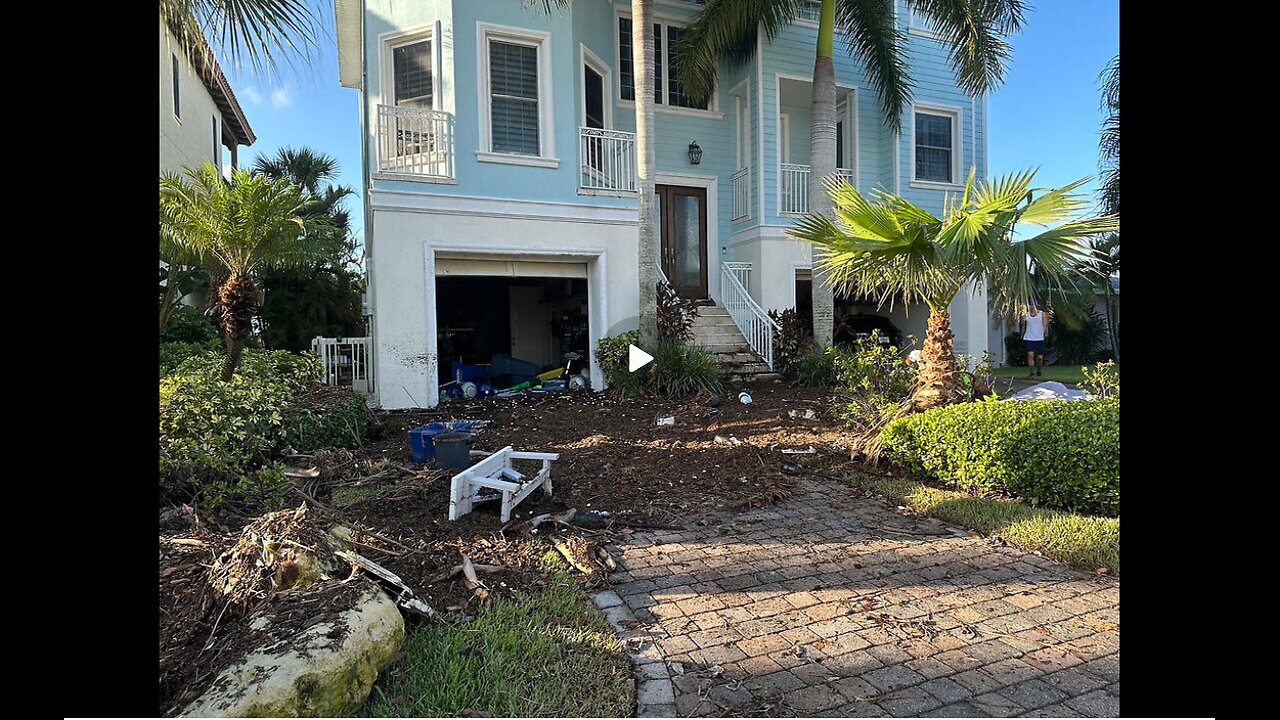 MICHAEL JACO -AFTERMATH OF HURRICANE HELENE AT THE JACO HOUSE