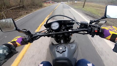 I test out a friends slightly modded Suzuki DR650 !