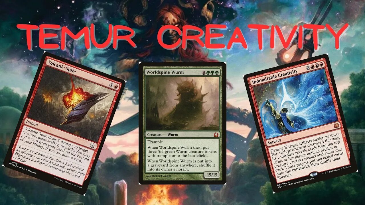 Temur Creativity in Pioneer | Wurmy | Magic: The Gathering (MTG) | March of the Machine