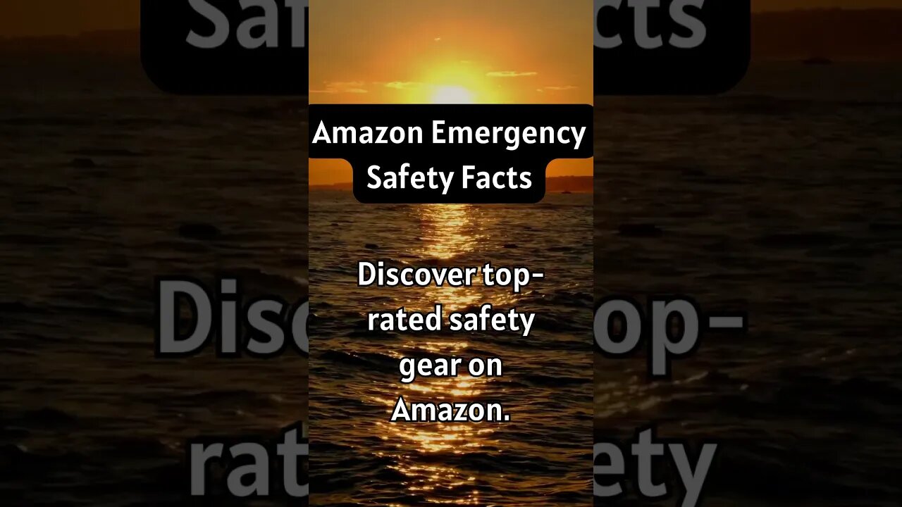 Amazon Emergency Safety Facts #fact #shotrs #nature