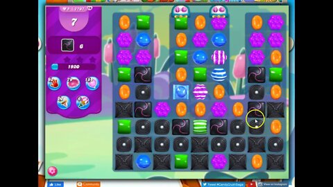 Candy Crush Level 2707 Talkthrough, 12 Moves 0 Boosters