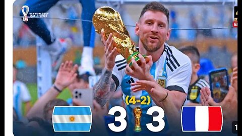 ARGENTINA 3-3 (4-2) FRAN ALL GOALS &BEXTENDED HIGHLIGHTS MATCH FINAL WORD CUP 2020 MESSI VS MBAPPE