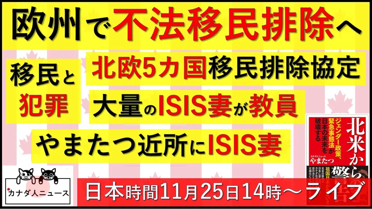 11.13 欧州で反(不法)移民の流れ