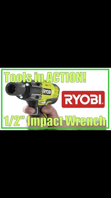 Tools in Actions! Ryobi P261 Impact Wrench | #Shorts | 2020/008