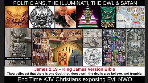POLITICIANS, THE ILLUMINATI, THE OWL + SATAN.