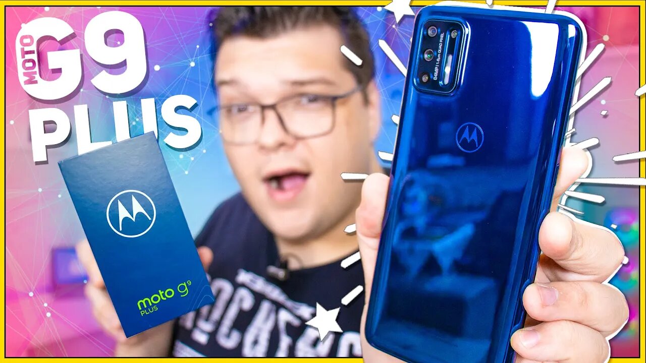 CHEGOU! Motorola MOTO G9 PLUS! O maior upgrade da linha MOTO G! Mudou MUITO! Unboxing e Impressões