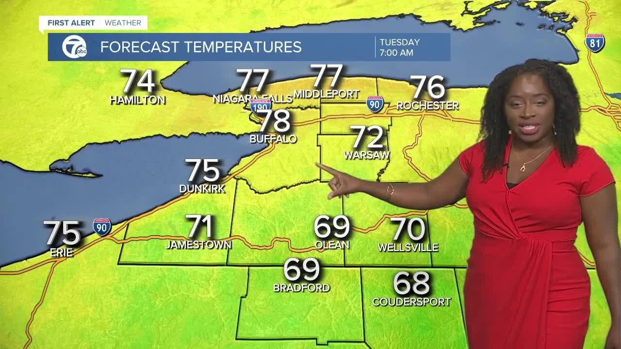 7 First Alert Forecast, 12 p.m. Update, Monday, August, 9