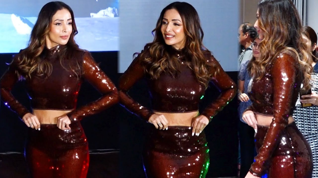 Malaika Arora Continuously Adjusts Her See-Through Outfit At Her Song Launching