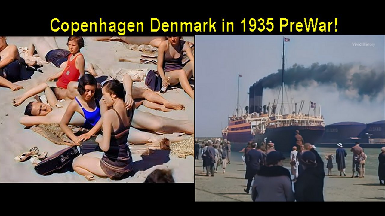 A Summer in Copenhagen Denmark in 1935 PreWar! - Remastered with Sound! [Mar 3, 2023]