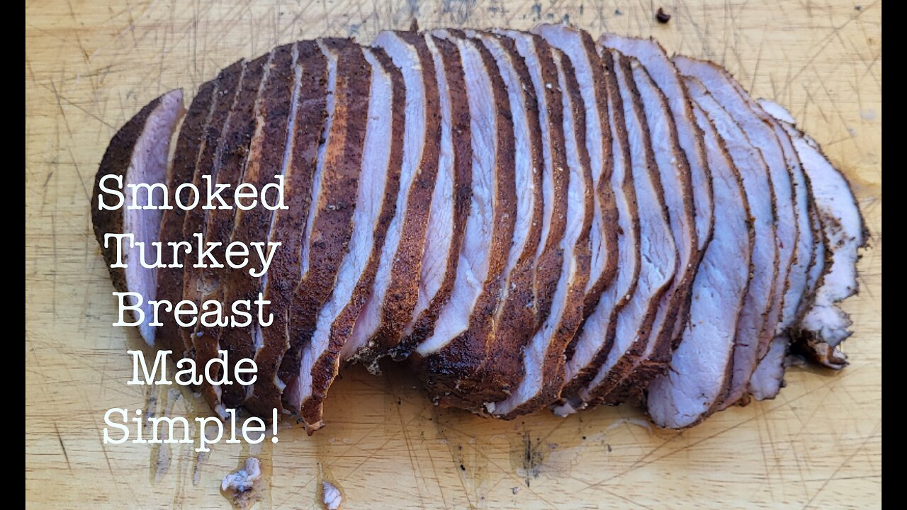 The Best Smoked Turkey Breast made Simple and Easy! - Part 2 - Slicing