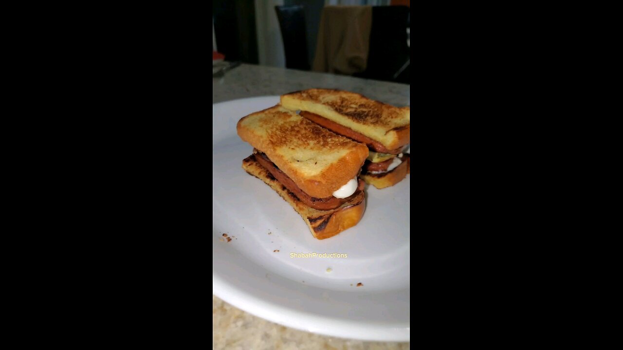 Spam Breakfast Sandwich