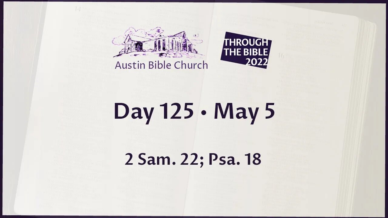 Through the Bible 2022 (Day 125)