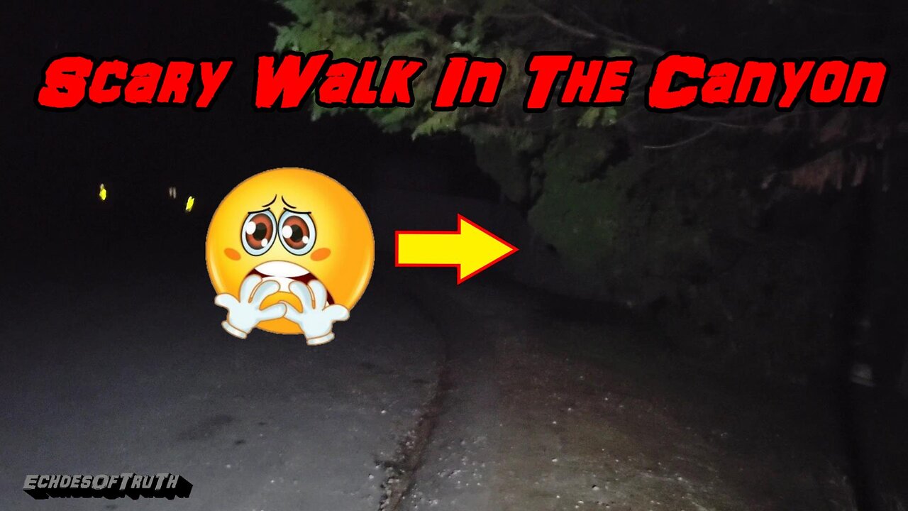 Scary Canyon - A Nighttime Walk Turns Into A Frightening Nightmare!