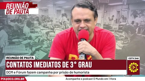 Imprensa "progressista" pede prisão de humorista após piada | Momentos do Reunião de Pauta
