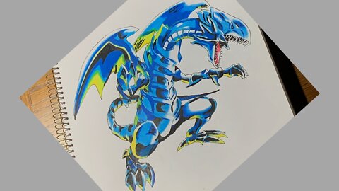 Blue-eyes White Dragon Art