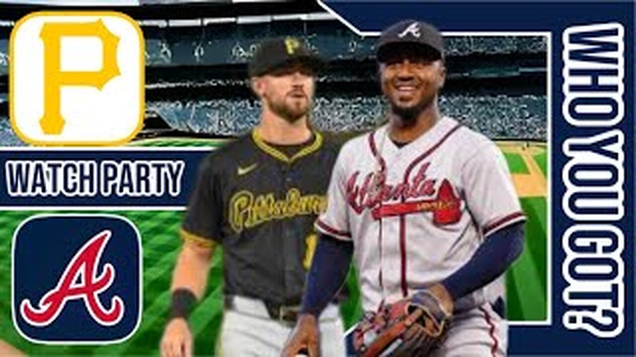 Pittsburgh Pirates vs Atlanta Braves | Live Play by Play & Reaction Stream 3D Sim | MLB 2024 Gm 80