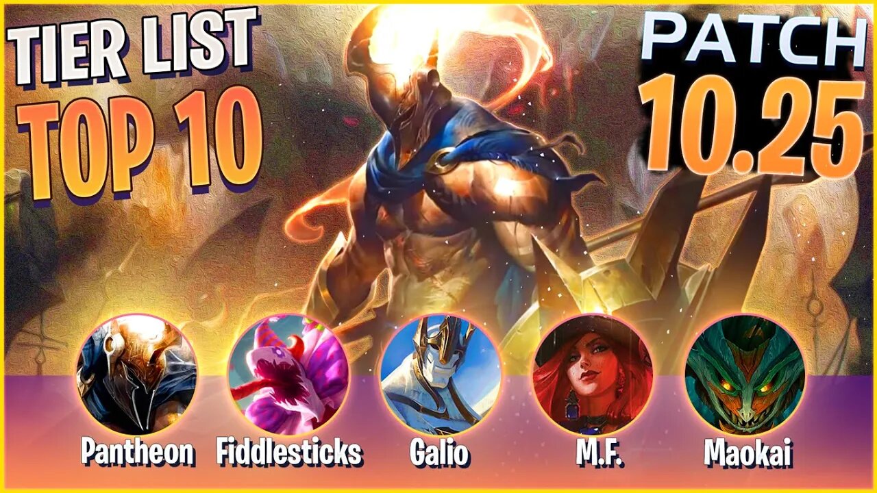 OS MELHORES DO [PATCH 10.25] MINHAS RECOMENDAÇÕES PARA SUBIR DE ELO NO LOL