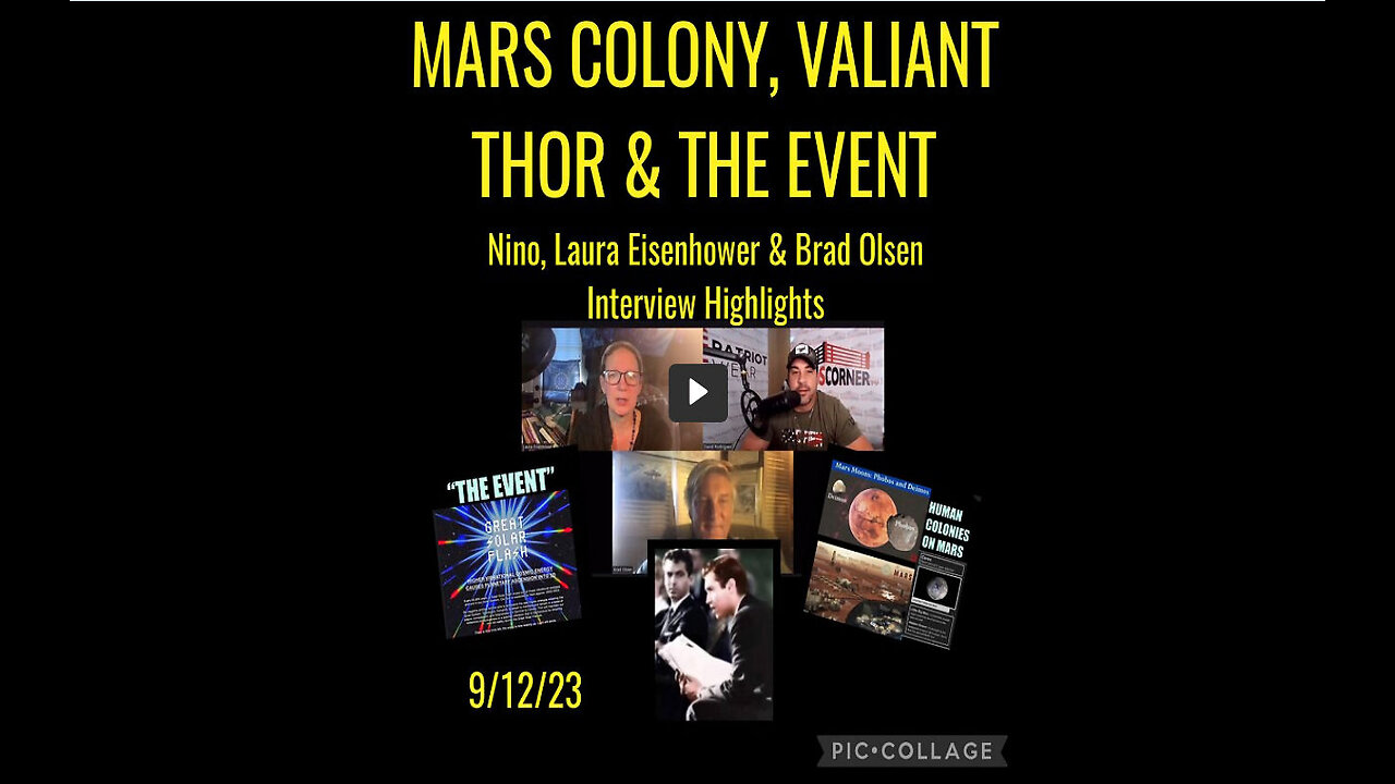 NINO, LAURA EISENHOWER BRAD OLSEN INTERVIEW HIGHLIGHTS
