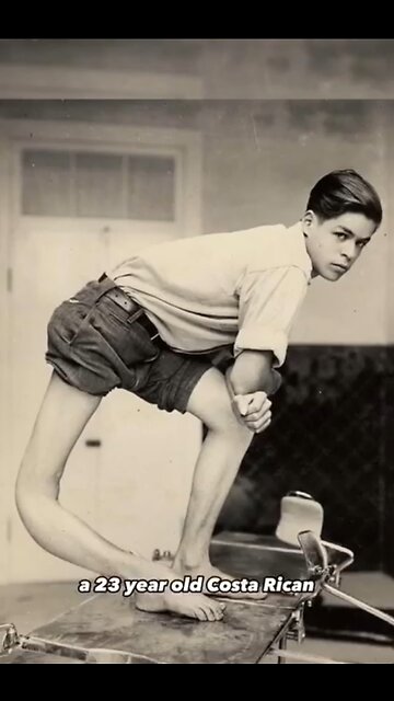 " Operacion Dr. Moreno Canas (1934) accident that tore off part of his knee