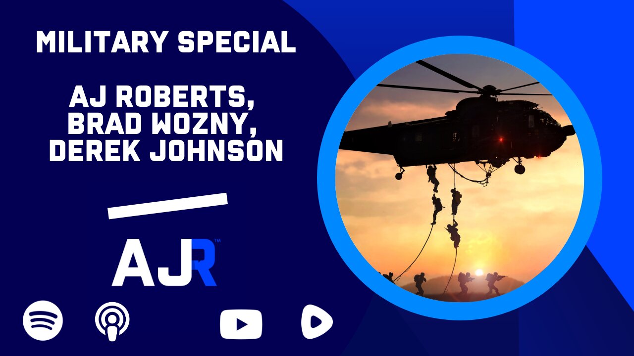 We're in the final stages now - a Military Special with AJ Roberts, Brad Wozny and Derek Johnson.