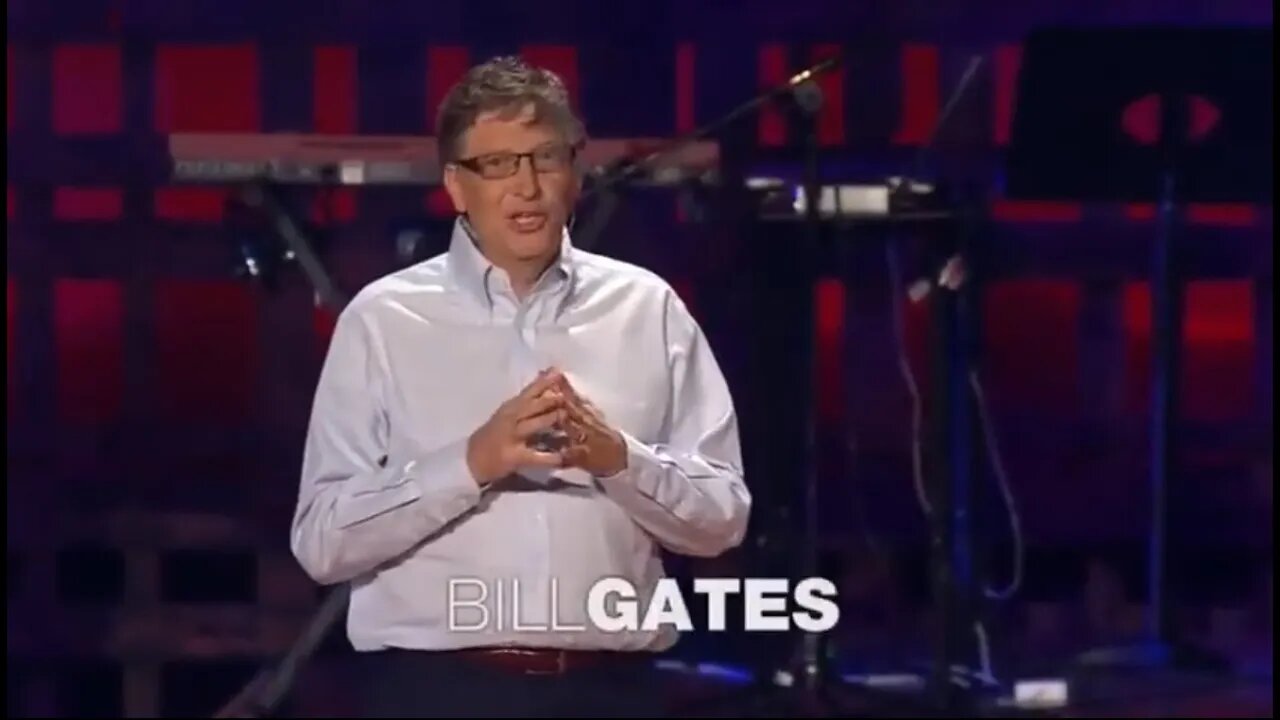 Bill Gates falando em redução populacional na cara dura!!!