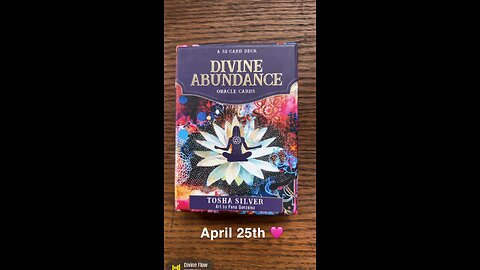 4/25/23 card: divine flow