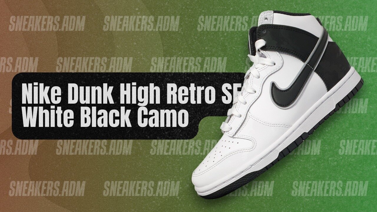 Nike Dunk High Retro SE White Black Camo - DD3359-100 - @SneakersADM