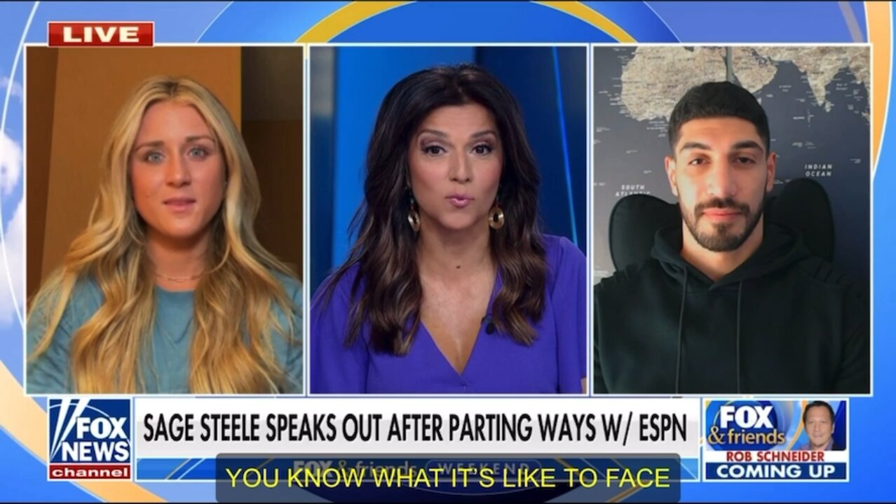 Sage Steele is one brave woman who loves America & cares about freedom.
