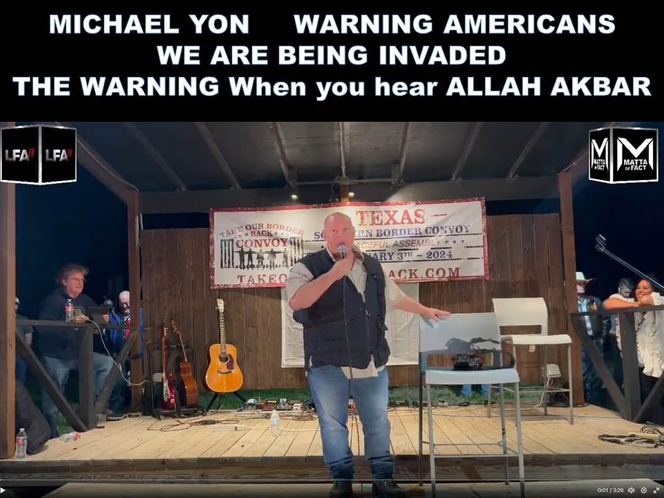 MICHAEL YON - WARNING to AMERICANS - WE ARE BEING INVADED