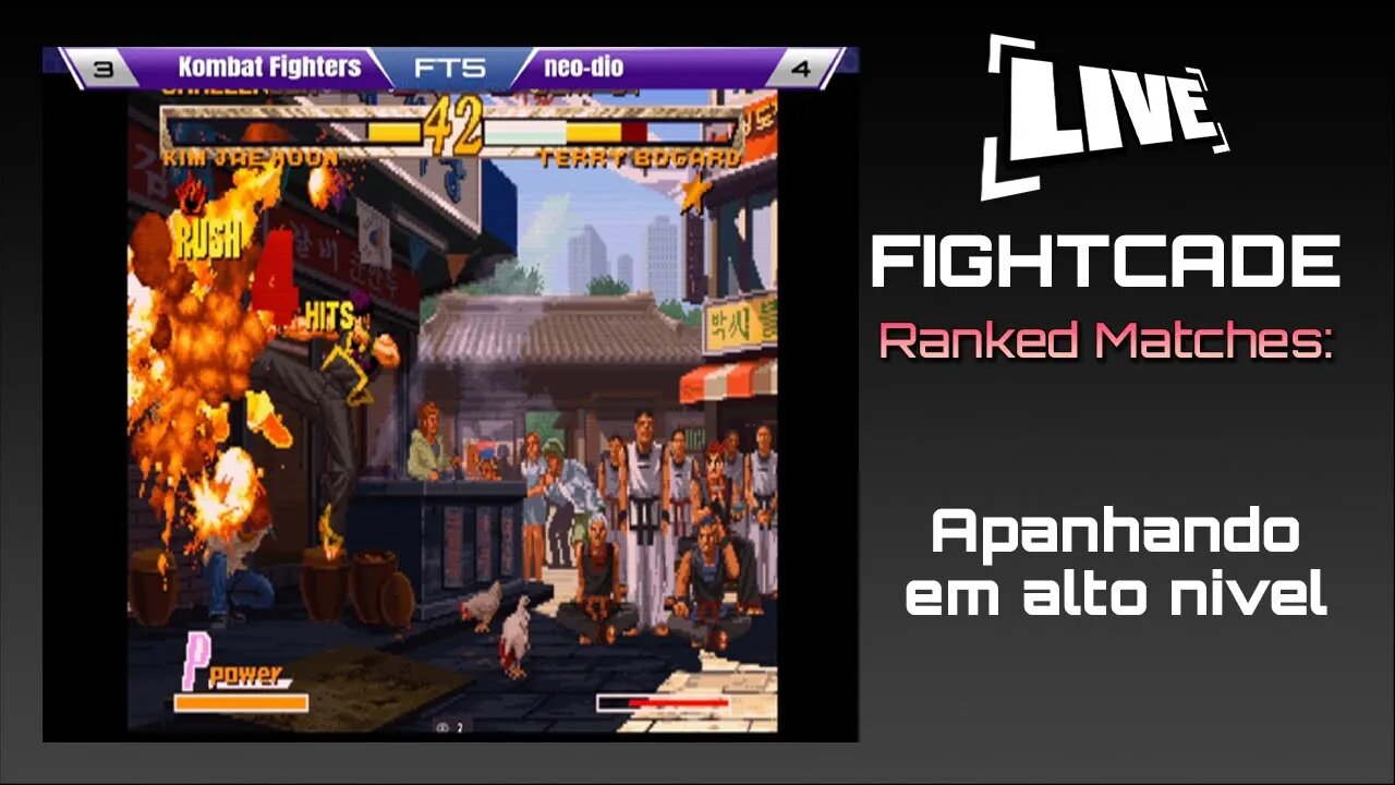 Fightcade 2 Ranked Match: Garou: Mark of the Wolves - Jogador de alto nivel