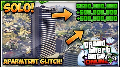 IT'S BACK ! Appartment glitch $980,000000000 per hour ! Solo gta 5