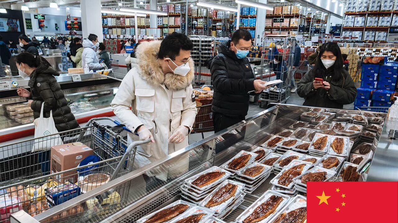 Supermarkets in Beijing restored customer traffic growing daily
