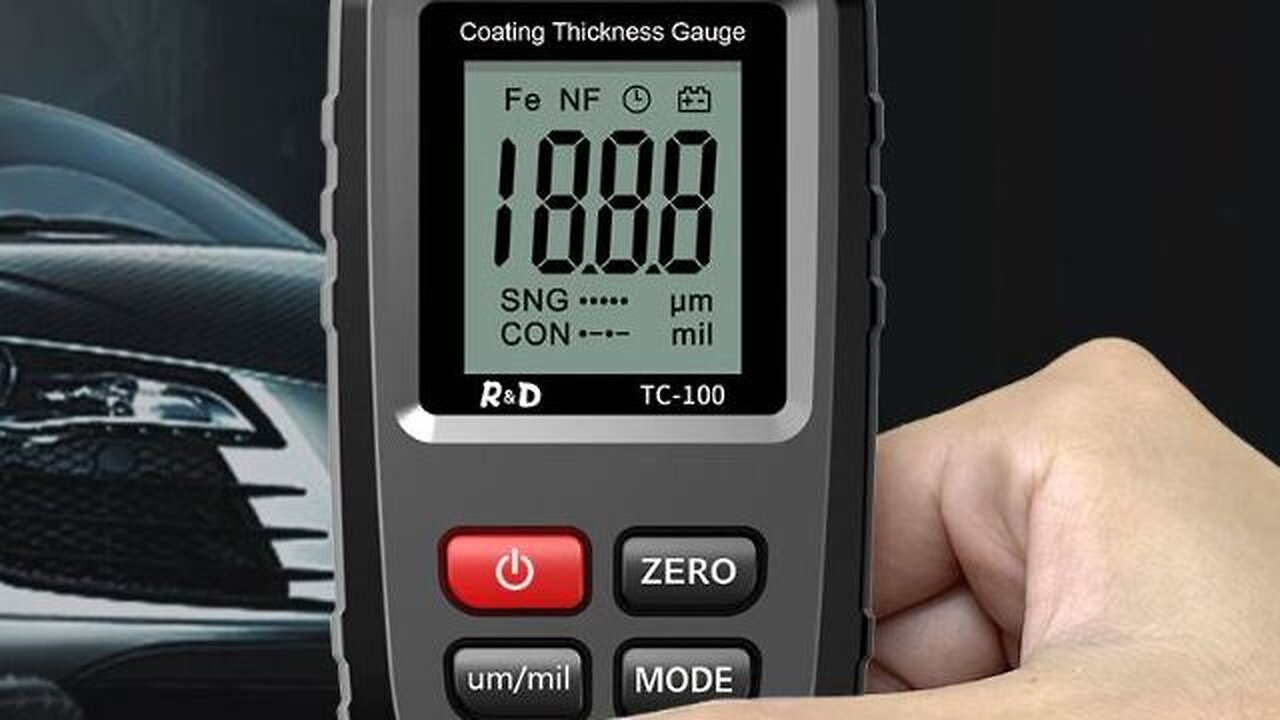 Digital Mini Thickness Paint Tester Car