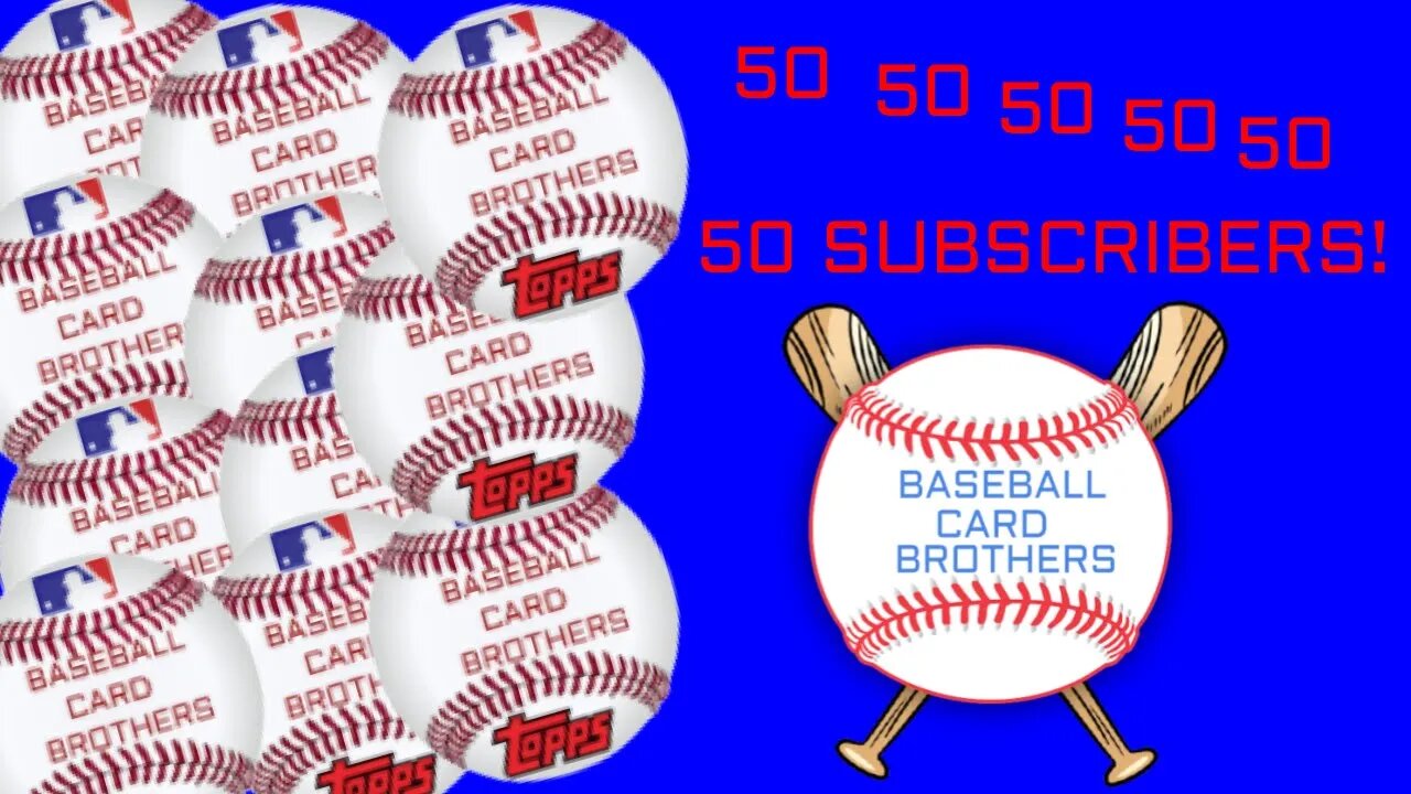 Thank You For 50 Subscribers