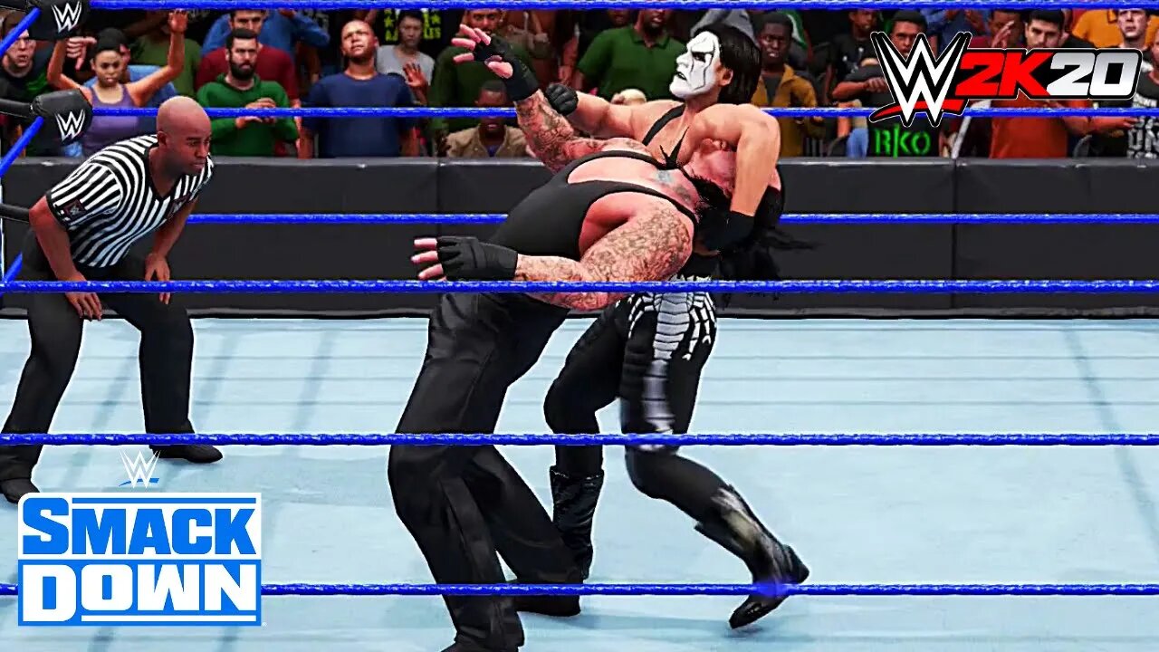 Sting Vs The Undertaker - WWE SmackDown Incredible Match - WWE 2K20 - PC Gameplay - Full HD @ 1080p