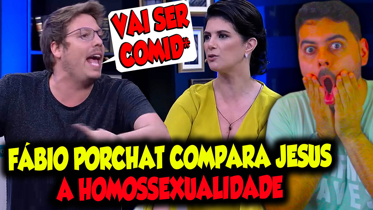 FABIO PORCAHT COMPARA JESUS CRISTO A HOMO$$EXUALIDAD3 e CRIA PROBLEMA AO VIVO