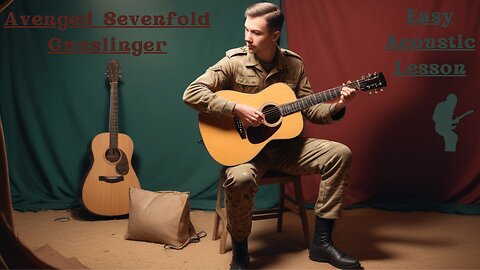 Acoustic Lesson - Avenged Sevenfold : Gunslinger - CGCFAD Guitar
