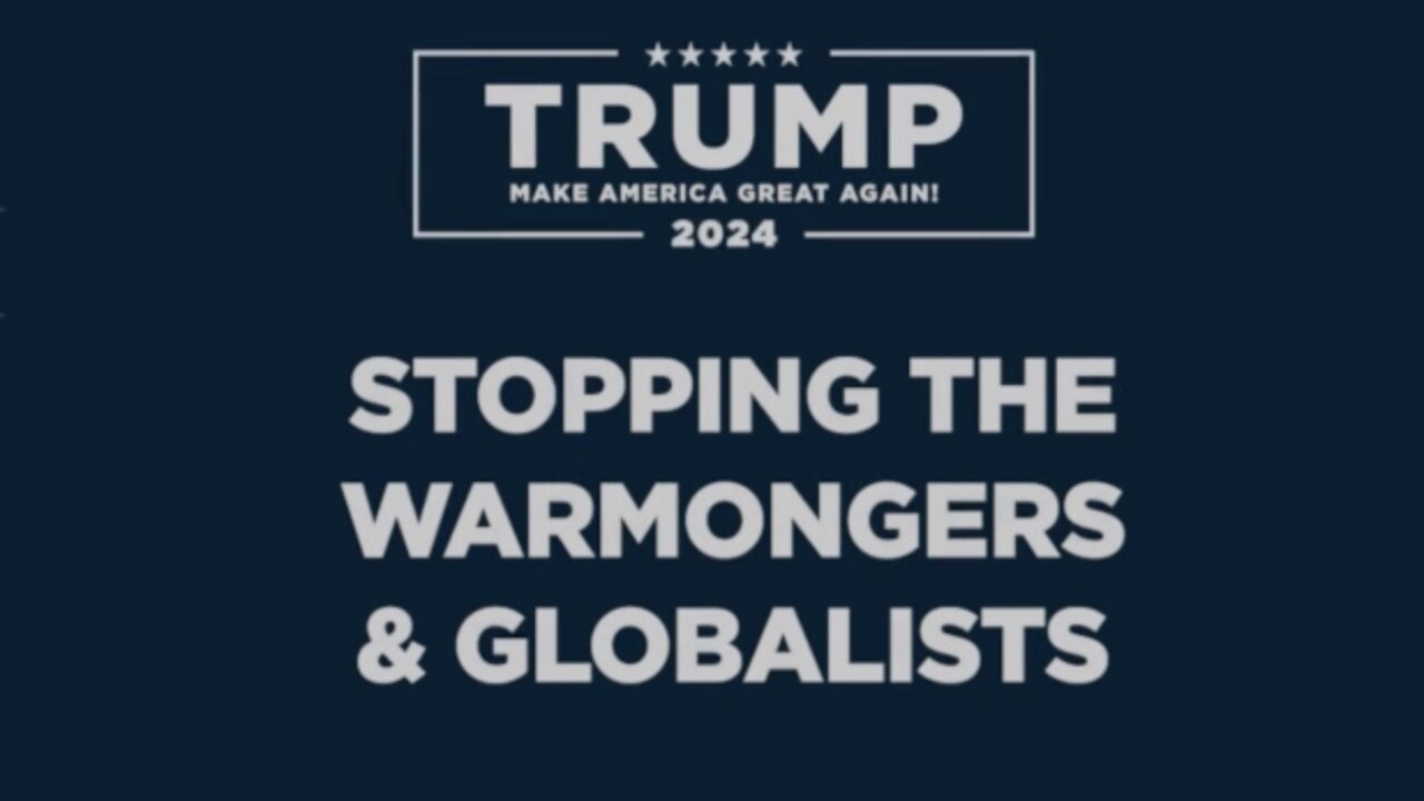 2023 Feb 22nd President Trump Announces Plan to Stop the America Last Warmongers and Globalists