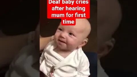 baby says I love you after hearing mum first time 💗