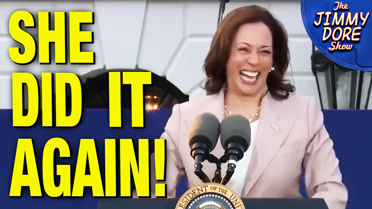 Kamala Harris Cackles Her Way Through Juneteenth Celebration