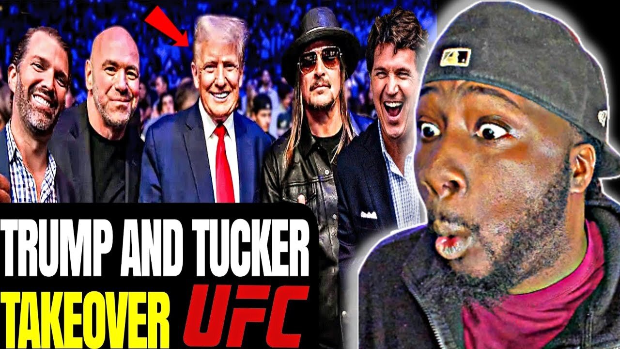 TRUMP JUST ANNOUNCED TUCKER AS HIS VICE PRESIDENT?! UFC CROWD GOES INSANE AS TRUMP, TUCKER SAY THIS