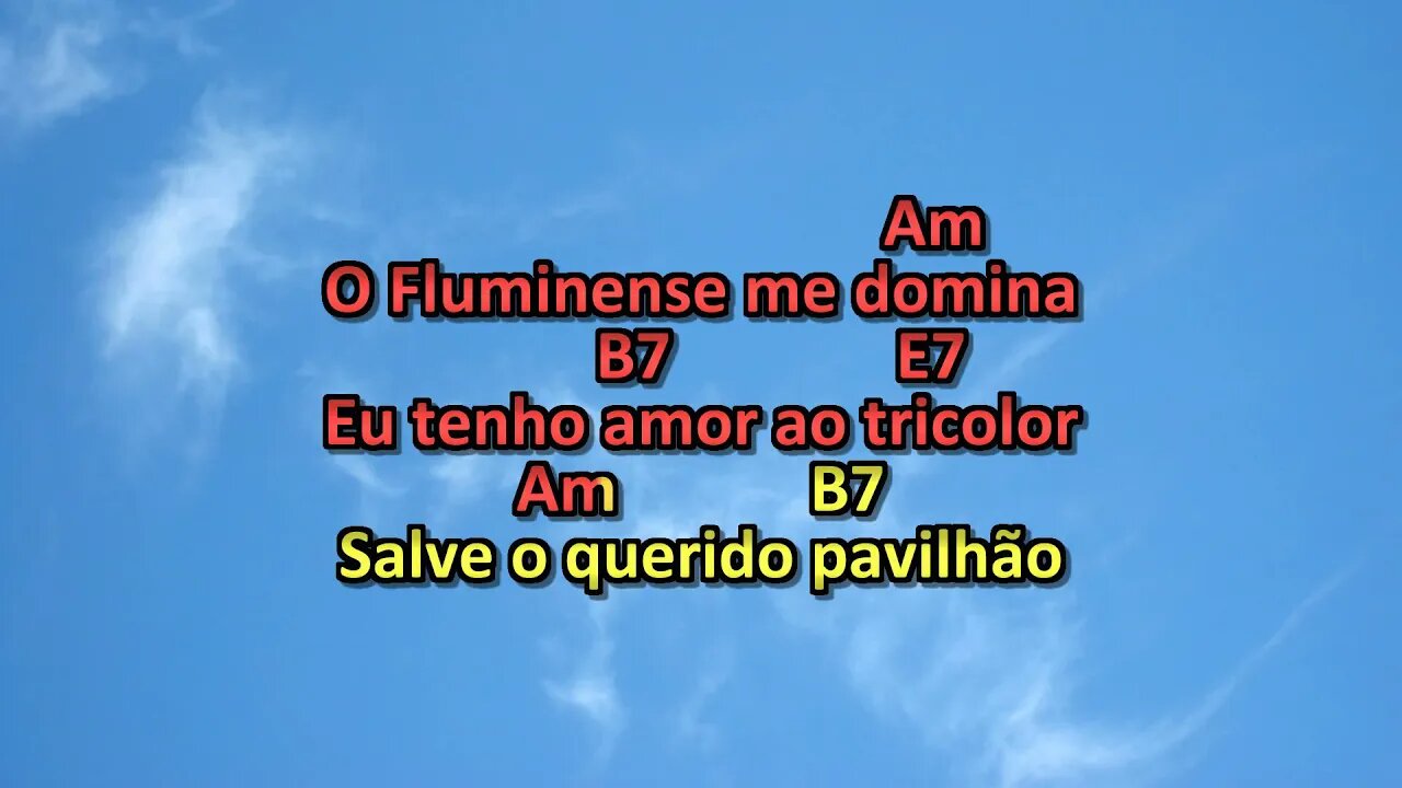 hino do fluminense karaoke playback