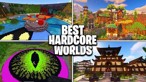 INCREDIBLE Hardcore Minecraft Worlds (Best Hardcore Minecraft Worlds)