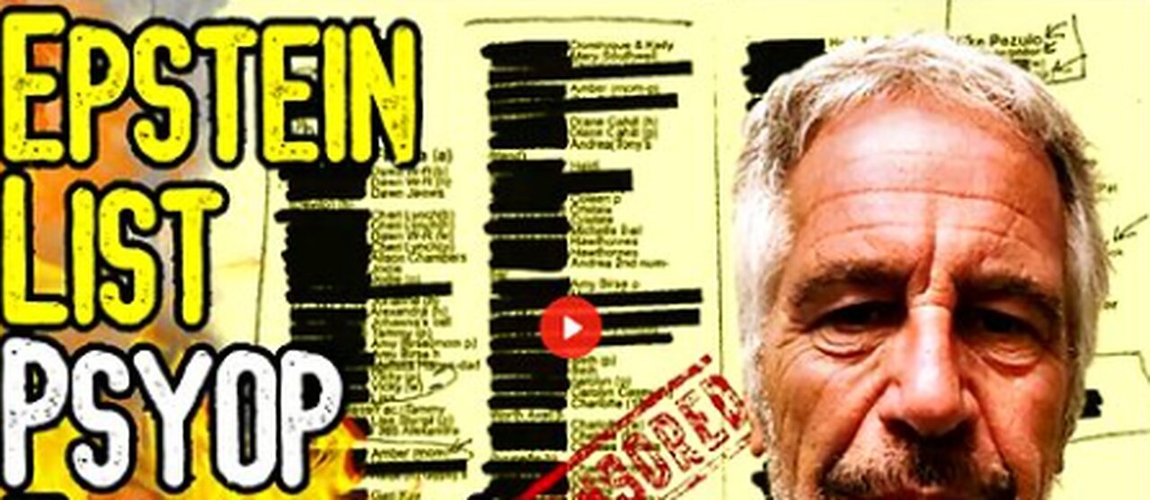 EPSTEIN LIST PSYOP EXPOSED! - Latest Release Is NOT A Client List! - What Do The Documents Say?