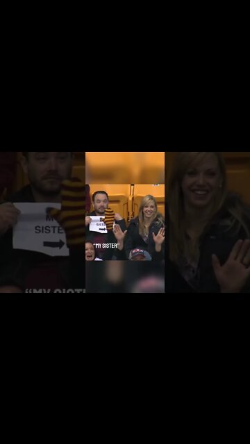 This is the greatest kiss cam of all time 😂😂