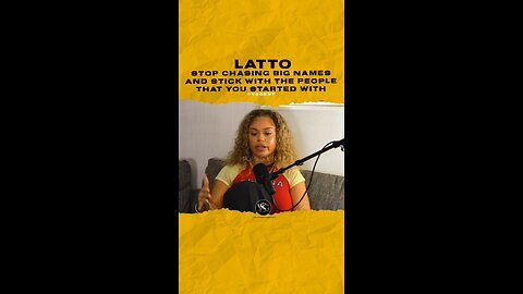 @latto777 Stop chasing big names and stick with the people that you started with