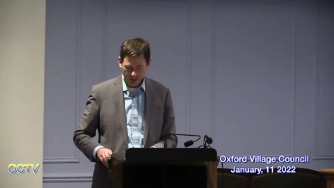 Oxford Village Council 1 12 22